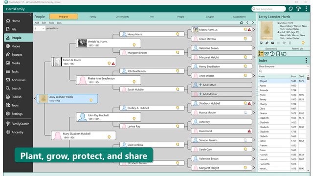 RootsMagic: Plant, Grow, Protect, and Share Your Family Tree
