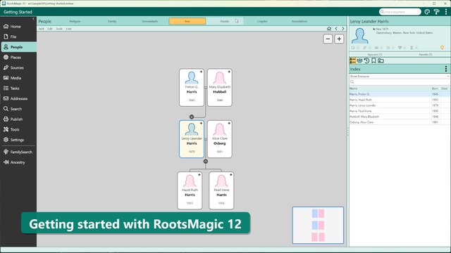 Getting Started with RootsMagic 12: Install, Create a Tree, and Add Your Family
