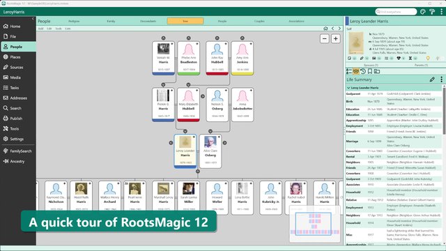 A Quick Tour of RootsMagic 12