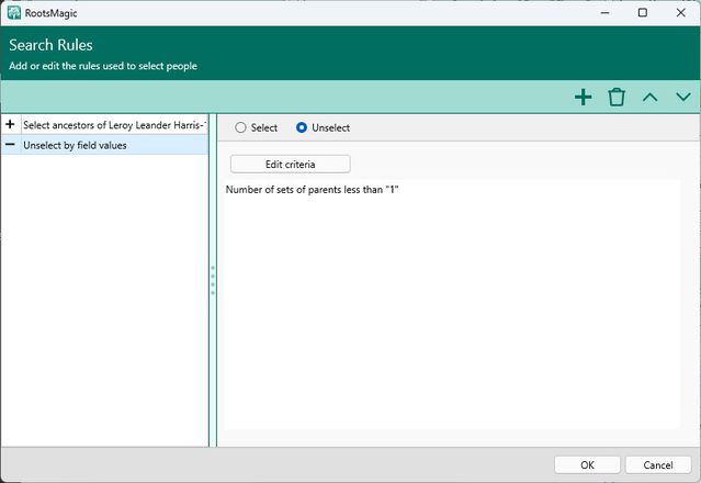 Create Pre-set Search Rules to save time