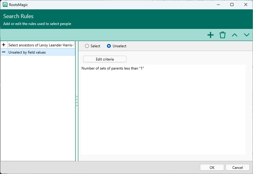 Create Pre-set Search Rules to save time