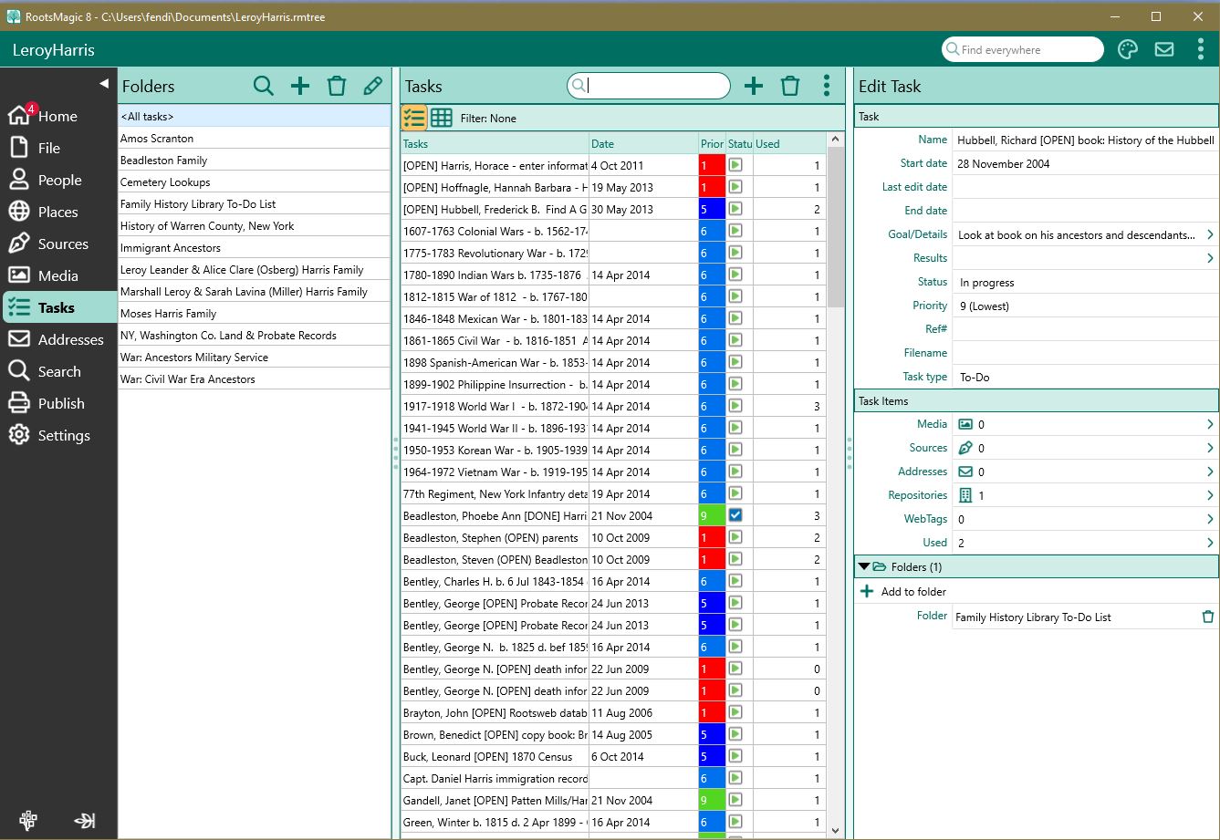 Sources and Tasks